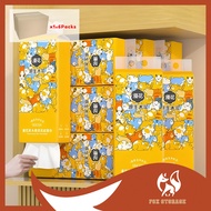 Tisu Gantung 4 Lapis Pulpa Kayu 6包/箱  挂式猫咪厚纸巾  家用办公室卫生纸  餐巾  节省空间 6in1 Carton MH Hanging Tissue Cat 