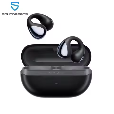 SoundPEATS Arc Open Ear Clip Bluetooth Headphones, VGP2026 Award Wireless Earbuds with 12mm Dual-Mag