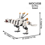 Premium Quality Horizon Brick Mech Series Monster Tallneck Watcher Sawtooth Etcher Dinosaur Building
