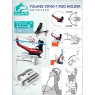 YULANG ROD HOLDER, BOAT ROD HOLDER BOTTOM FISHING