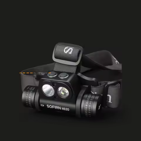 SOFIRN HS20 2300lm USB C Rechargeable LED Headlamp 18650 Powerful Headlight with Spotlight&Floodligh