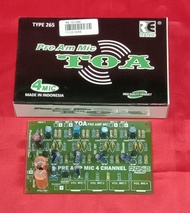 Kit Ranic Kit Pre Am Mic TOA 4 Mic Kit Ranic Type-RE.101/265