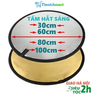 Reflector, round reflector, size 30cm/60cm/80cm/100cm, 2 colors in 1 gold/silver used to increase li