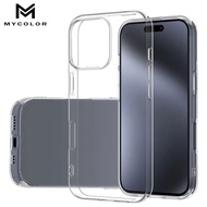 Transparent Soft TPU Phone Case Cases Casing For iPhone iP 17 Air 16E 16 15 14 13 12 Mini 11 Pro Xs 
