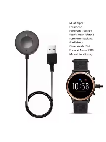 Watch Charger USB Charging Cable for Fossil Gen 6 /Gen 4 /Gen 5
