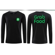 KQ grabfood shirt/grabfood grab shirt long sleeve t-shirt (high quality sun protection polyester material) popular