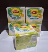 LIPTON REFRESH GREEN TEA LEMON CELUP 15s