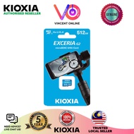 KIOXIA EXCERIA G2 microSD CL10 UHS-I U3 V30 4K A1 R100/W50 w/o adapter 512GB