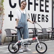 Sanhima 47cm Folding Bicycle Ultra-Light Portable Adult Bicycle Folding Bicycle City Leisure Cycling