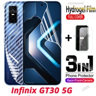 Infinix GT30ฟิล์มไฮโดรเจลปกป้องคลุมทั้งหมดด้านหน้าหลัง GT30Pro 5G สำหรับ InfinixGT30 Infinix GT30 GT
