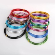 Anodized Round Aluminum Wire 1.5mm Versatile Painted Metal Beading Cord Wire For DIY Earring Handmade Jewelry Makings