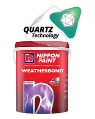 Nippon Weatherbond with Quartz Exterior Wall Paint (1L / 5L / 15L / 18L / 20L) CAT DINDING LUAR