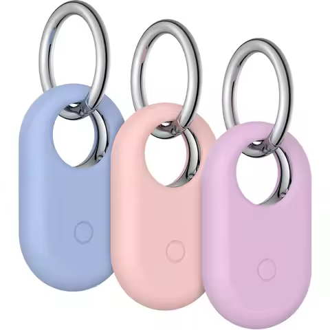 Soft Silicone Skin Cover For Samsung Galaxy SmartTag 2 Case Keychain Anti-Scratch Protective Cover F