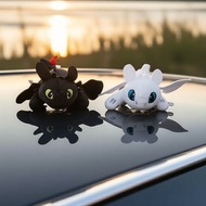 Auto Dragon Accessories Kit: Toothless Dragon Doll for Helmet, Car, Roof Skylight  Kit Aksesori Naga