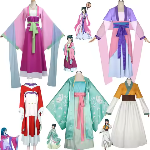 Maomao Cosplay Costume The Apothecary Diaries Season 2 Anime Cosplay Maomao Dress Kimono Suit Hallow