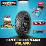 Zeneos MILANO RING 13 120/70-13 TIRE / TUBELESS TIRE ZENEOS RING 13 / NMAX MOTORCYCLE TIRE RING 13 /