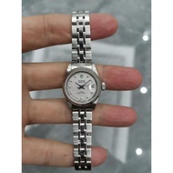Tudor Princess Series 92414 Silver Cloth Pattern Diamond Automatic Mechanical Ladies Watch
