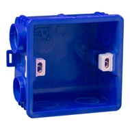 86-Type PVC Internal Mount Adjustable Junction Box Hidden Concealed Wall Face plate Cassette For Swi