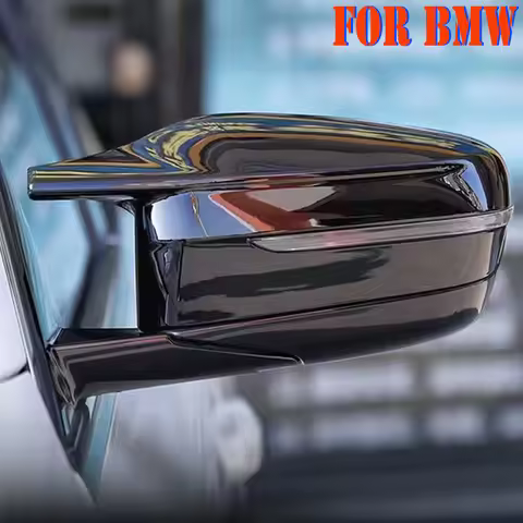 Gloss Black Side Mirror Cover For BMW 3 5 7 8 Series G20 G21 G28 320d 330e 330i G30 G38 G11 G12 G15 