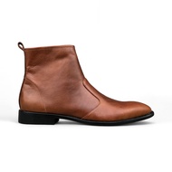 Lanbaharin Chelsea Boots Brown Leather