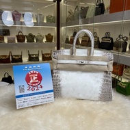 全新 全套 Full set Brand new Hermes birkin25 Himalaya Croco 喜馬拉雅 陪驗👌🏻