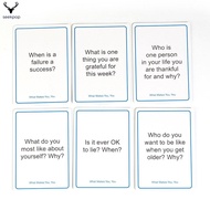 Family Chat Card Game - Dialogue Party Game for Group Fun