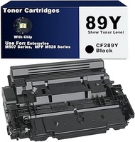 CF289Y 89Y Black Toner High Capacity Toner Cartridge Chip with New Compatible with HP CF289Y Toner u