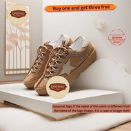 Golden Goose Super-Star Dolmias Classic Casual Shoes Suede Splicing Mesh Breathable Vintage Sports S