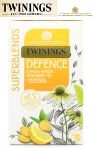 川寧 - 檸檬青檸生薑白洛神花綠茶 -身體防禦配方茶 - -含紫錐花 維他命C- 20茶包 - EXP: 2026.07