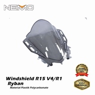 Windshield R15 V4 visor windshield R15 V4 jenong nemo