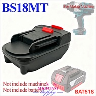 MAGICIAN1MB Battery Adapter, 18V Plastic Converter Base Lithium Battery Converter,  2 in 1 Power Too