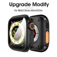 Upgrade Modify Case for iWatch Series 11 46mm 42mm Full Cover Protective Case with Screen Protector 