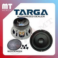 TARGA (X-80DVC) 8inches 250 watts 4-8 ohms Subwoofer Speaker + SC8 Screen 8" Mesh w/ Clips Sold Per Pc