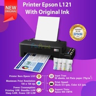 Printer Epson Tank L121 L 121 Original Pengganti Printer Epson L120 A4