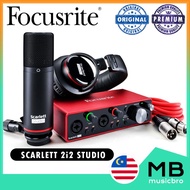 Focusrite Scarlett 2i2 Studio 3rd Gen Recording Bundle USB Audio Interface with 2 Mic/Line/Instrumen