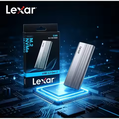Lexar E300 M.2 NVMe External SSD Enclosure USB3.2 Gen2 Hard Drive Box High‑Speed Transfer For Laptop