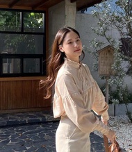 เสื้อแขนยาว Kale top ผ้าสีพื้น- ร้าน palette clubhouse