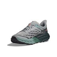 2024 Hoka Women Speedgoat 5 Wide Trail Running Shoes -  Harbor Mist / Spruce MEN WOMEN Sneaker