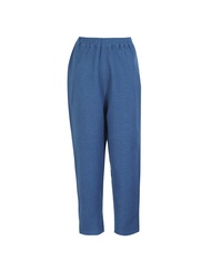 YaccoMaricard AW24 Lady Felted knit Pants กางเกงขายาวผ้าเจอร์ซี่วูล เอวยางยืด1032220