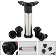 Preserve Wine Freshness with Stainless Steel Wine Saver Pump and Vacuum Stoppers