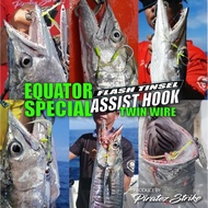 Tenggiri assist Hook steel wire