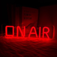 ON AIR Neon Signs LED Studio Live Decorative Lights USB Connected for Streamers Influencers Gamers
