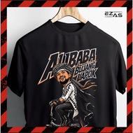 🔥Premium Cotton🔥 Baju T shirt Lelaki Cotton 100% Unisex 190gsm Men Tees Hitam Ali Baba Bujang Lapok