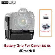 Battery Grip BG-E6 กริปใส่ Canon EOS 5D mark2 5Dii 5D2 แถมฟรี กล่องพลาสติกเก็บแบต