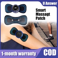 20-Minute Auto Timer/Portable DesignEMS Cervical Massage Stickers/Rechargeable/15 Intensity Levels