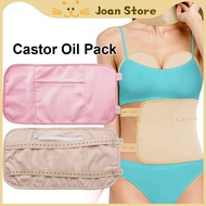 Castor Oil Waist Pack Castor Oil Compress Waist Wrap For Liver Detox Insomnia Constipation Inflamma