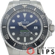 勞力士海使型深潛腕錶 126660，D淨化草本，男士腕錶，藍色漸變，翻新，成色極佳（二手） - 包括錶盒和保固卡。