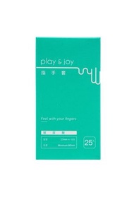 play & joy - PLAY & JOY 玻尿酸衛生指手套 25 片裝