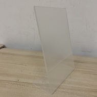 L-Shaped Desktop Display Board Billboard Menu Standing Ordering Wine Price Tag (30 * 20 * 9/@ 777-14