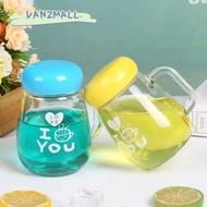 Vanz Mini Glass Tea Pot with strainer Insulated Tumbler Portable 370ml Children Vacuum Flask Bottle 